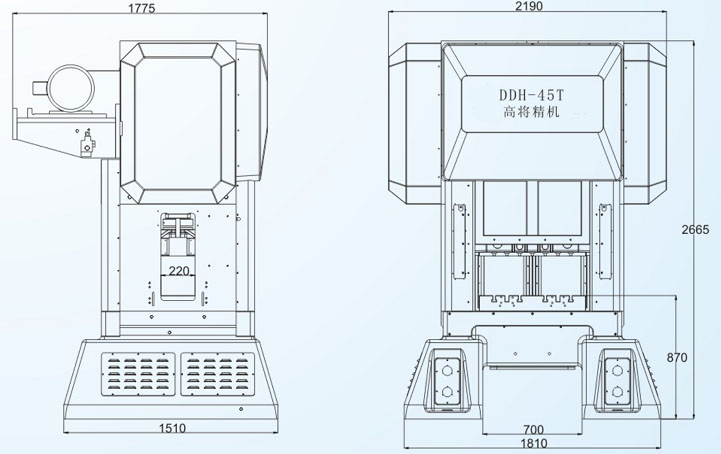 DDH-45T閉式雙點(diǎn)高速精密沖床 DDH-45T閉式雙點(diǎn)高速精密沖床